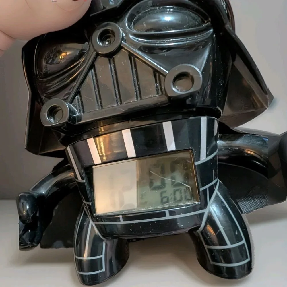 BulbBotz Star Wars Darth Vader Digital Alarm Clock Night Light Light-Up